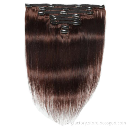 Brazilian machine remy clip hair extension straight,human hair clip extension,ombre clip in hair extensions human for women